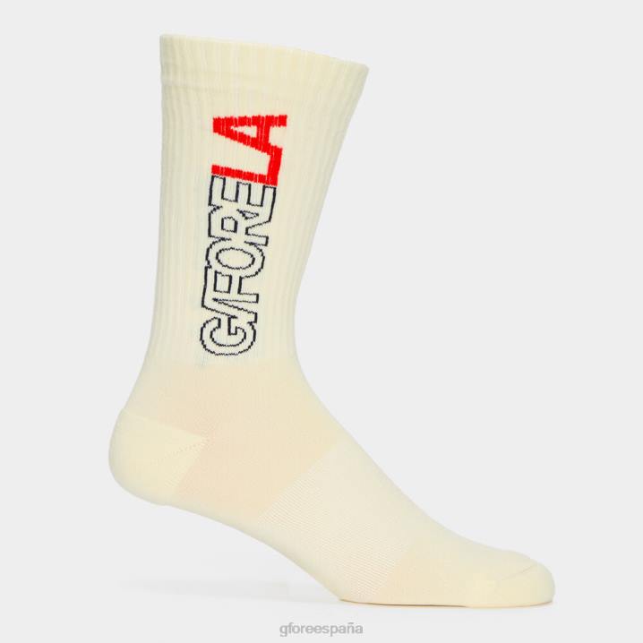 üniseks la nervürlü kompresyon mürettebat çorabı G/FORE Haşhaş aksesuar BV0X319