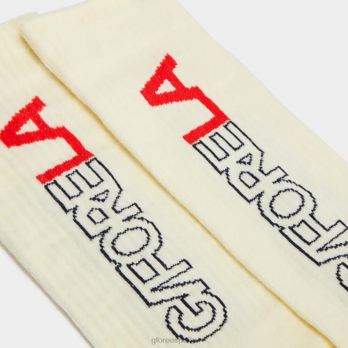 üniseks la nervürlü kompresyon mürettebat çorabı G/FORE Haşhaş aksesuar BV0X319