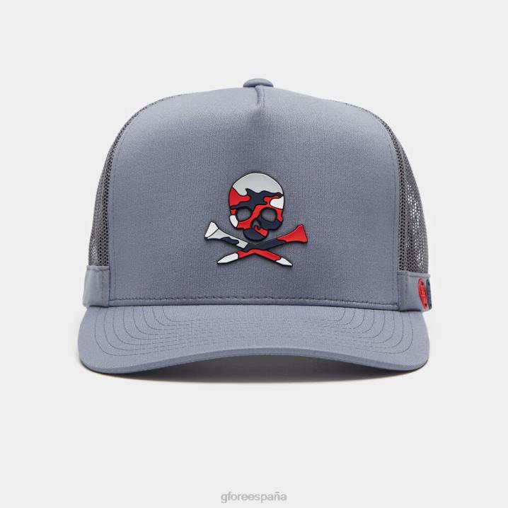 erkekler kamuflaj kafatası ve t\'nin interlok örgü uzun kamyon şoförü şapkası G/FORE anıt aksesuar BV0X314