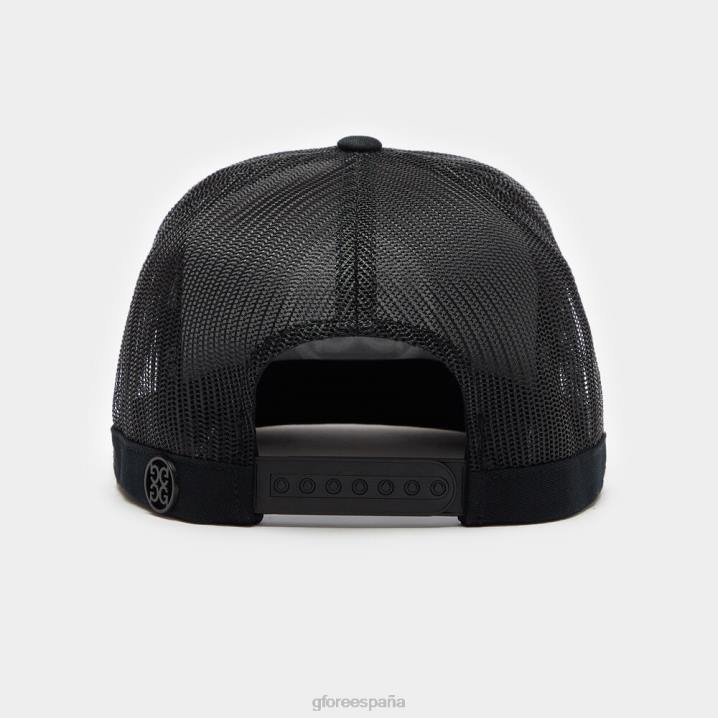 üniseks Circle G\'nin pamuklu dimi uzun kamyon şoförü şapkası G/FORE oniks aksesuar BV0X289