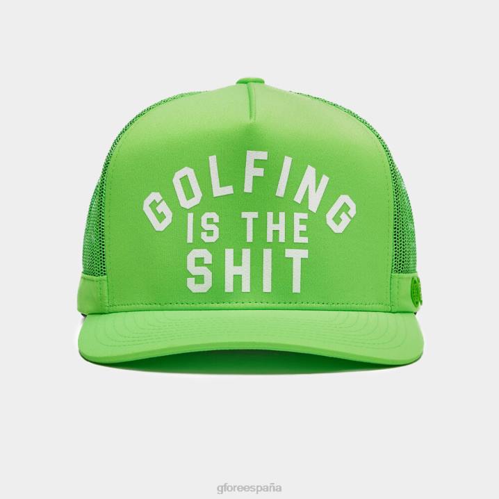 üniseks golf berbat bir interlok örgü kamyon şoförü şapkasıdır G/FORE geko aksesuar BV0X306