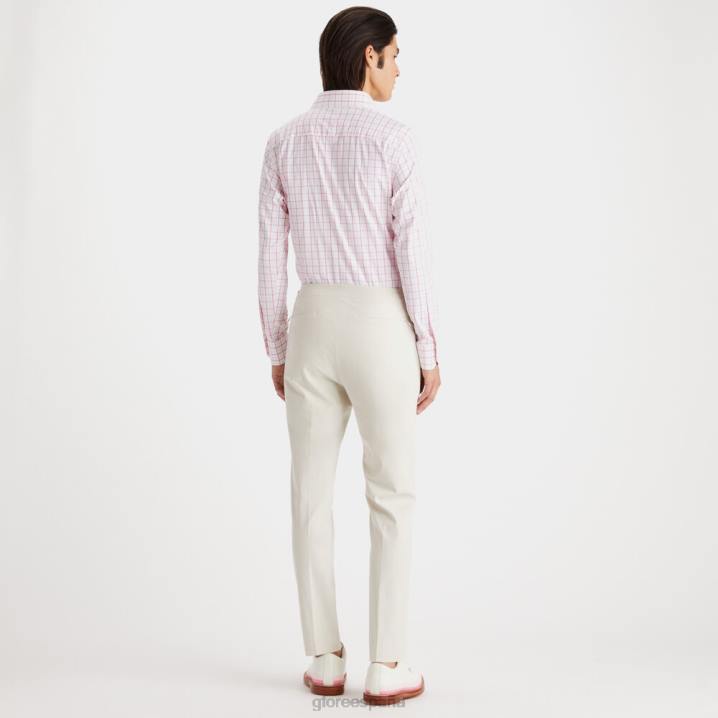 erkekler Tattersall ekose modern yakalı naylon dokuma slim fit gömlek G/FORE açelya Giyim BV0X10