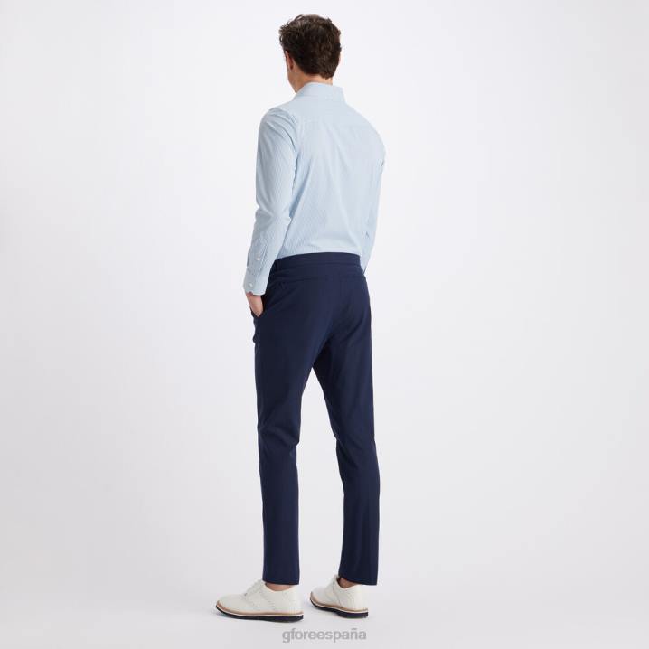 erkekler klasik şerit modern geniş yakalı naylon dokuma slim fit gömlek G/FORE benzin Giyim BV0X63
