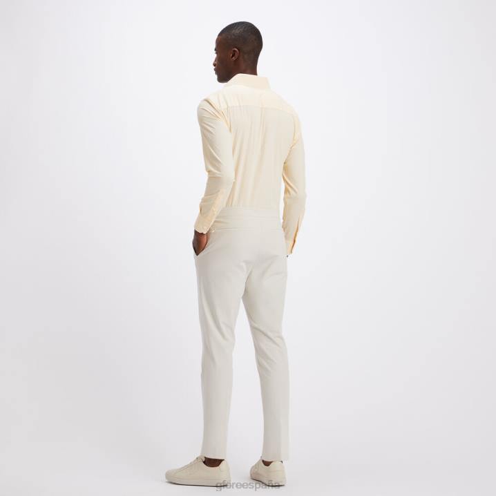 erkekler klasik şerit modern geniş yakalı naylon dokuma slim fit gömlek G/FORE sarı uçmak Giyim BV0X62