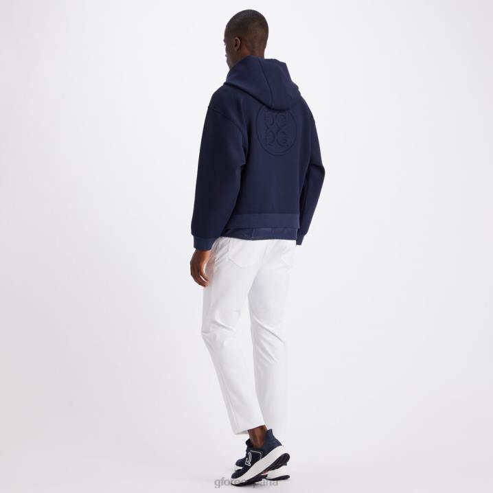 üniseks çift ​​örgü ara parçalı jarse kapüşonlu üst G/FORE alacakaranlık Giyim BV0X36