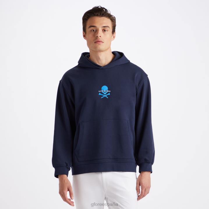 üniseks koordinatlara uygun büyük boy Fransız havlu kumaşı kapüşonlu üst G/FORE alacakaranlık Giyim BV0X33