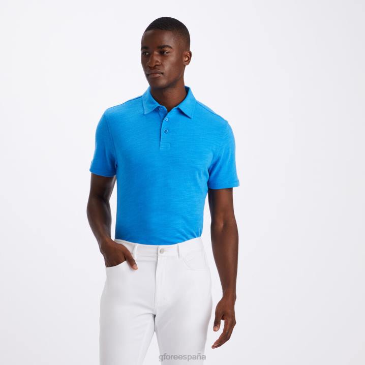 erkekler kulüp binası pamuklu slim fit polo G/FORE gök mavisi Giyim BV0X45