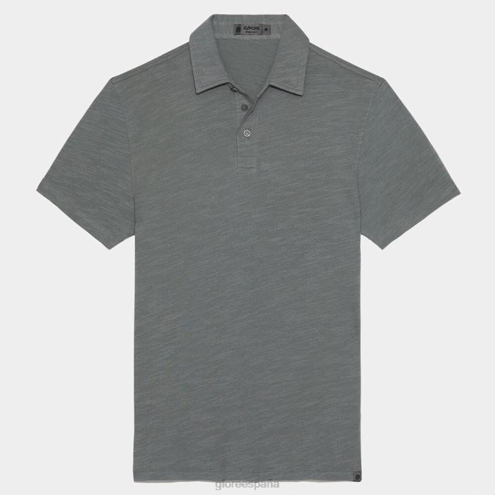 erkekler kulüp binası pamuklu slim fit polo G/FORE odun kömürü Giyim BV0X46