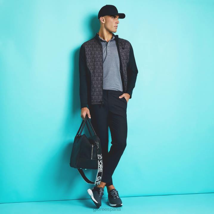 erkekler melanj kaburga köşebent teknoloji pike polo G/FORE funda grisi Giyim BV0X83