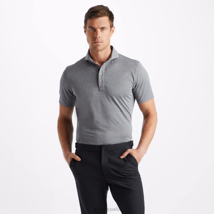 erkekler melanj kaburga köşebent teknoloji pike polo G/FORE funda grisi Giyim BV0X83