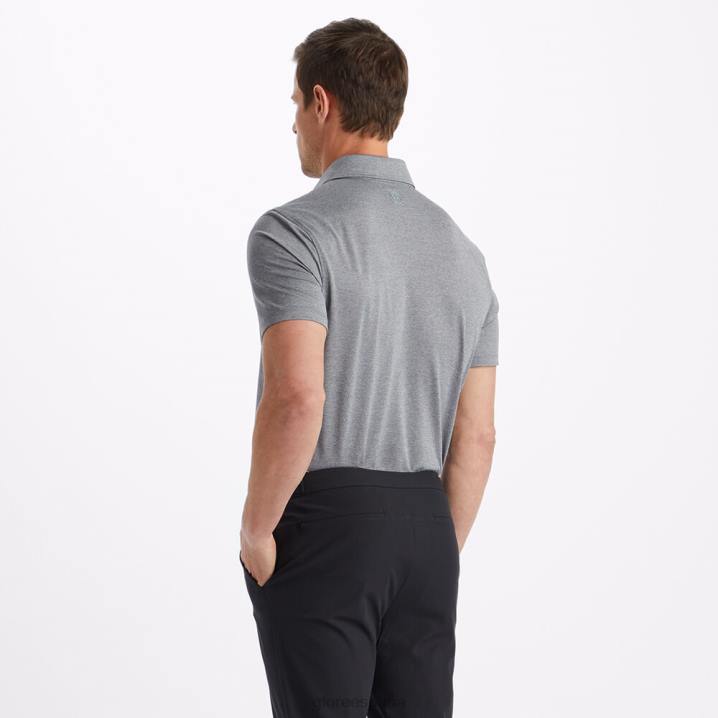 erkekler melanj kaburga köşebent teknoloji pike polo G/FORE funda grisi Giyim BV0X83