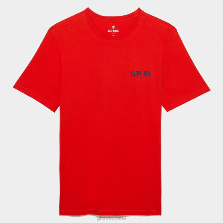 erkekler degrade daire g'nin pamuklu dar kesim tişört G/FORE Haşhaş Giyim BV0X59