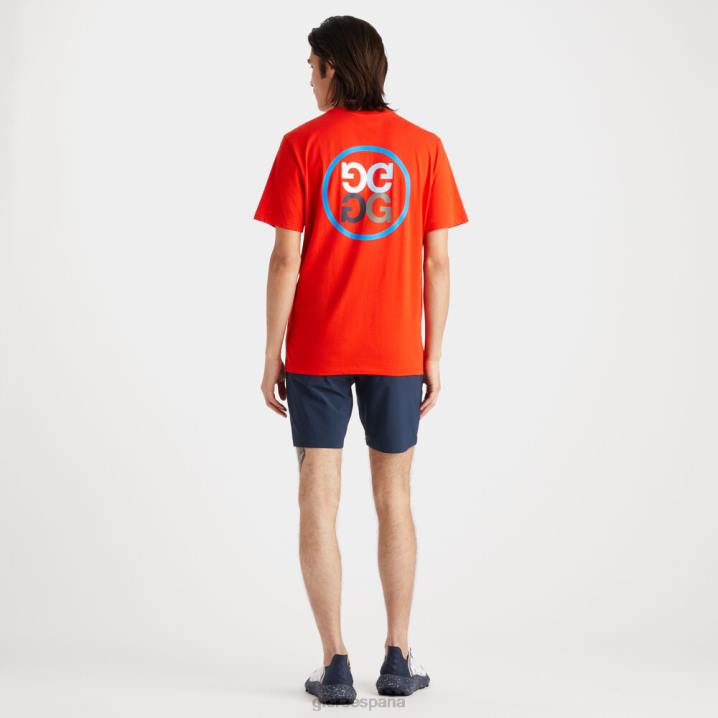 erkekler degrade daire g\'nin pamuklu dar kesim tişört G/FORE Haşhaş Giyim BV0X59