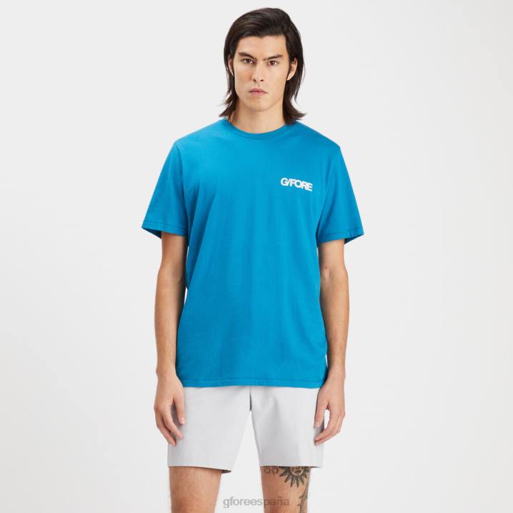 erkekler degrade daire g\'nin pamuklu dar kesim tişört G/FORE benzin Giyim BV0X15