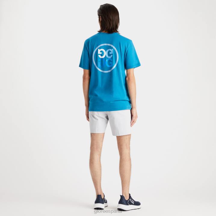 erkekler degrade daire g\'nin pamuklu dar kesim tişört G/FORE benzin Giyim BV0X15