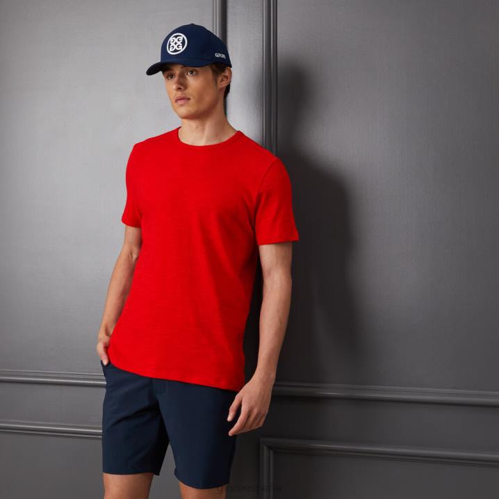 erkekler kulüp binası pamuklu dar kesim tişört G/FORE Haşhaş Giyim BV0X3