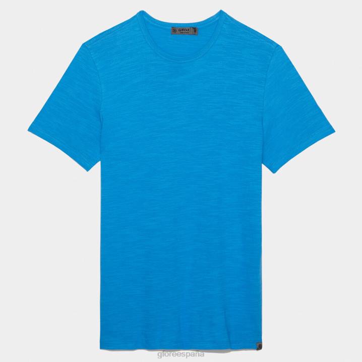 erkekler kulüp binası pamuklu dar kesim tişört G/FORE gök mavisi Giyim BV0X1