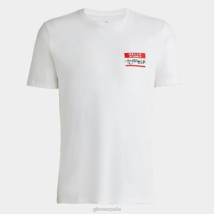 erkekler merhaba benim adım pamuklu tişört G/FORE kar Giyim BV0X102