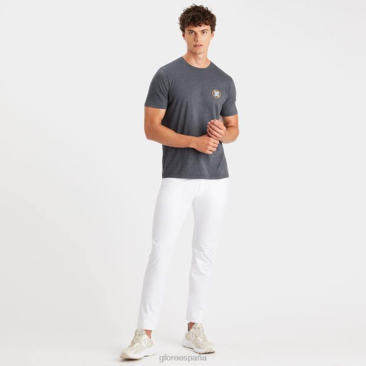 erkekler prjkt 112 pamuklu dar kesim tişört G/FORE kömür funda gri Giyim BV0X60