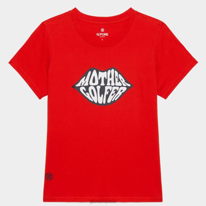 kadınlar anne golfçü pamuklu tişört G/FORE Haşhaş Giyim BV0X359