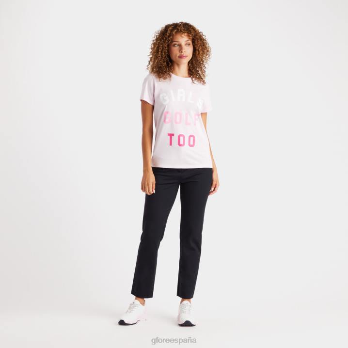 kadınlar kızlar golf çok pamuklu dar kesim tişört G/FORE kızarmak Giyim BV0X355