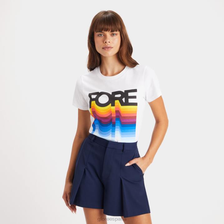 kadınlar renk karışımı ön plana çıkan pamuklu dar kesim tişört G/FORE kar Giyim BV0X357