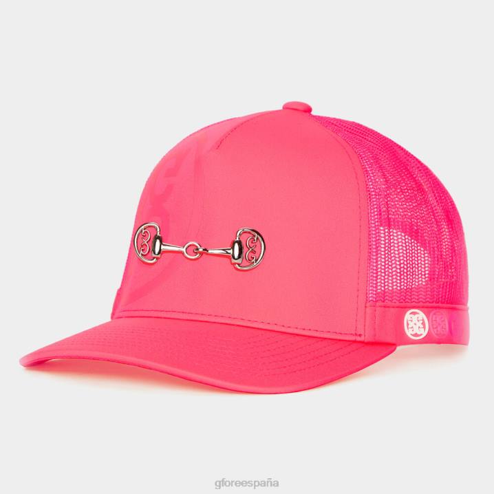 üniseks g link interlok örgü kamyon şoförü şapkası G/FORE nakavt pembe aksesuar BV0X455