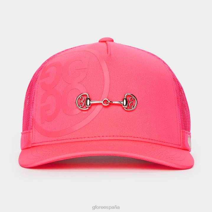 üniseks g link interlok örgü kamyon şoförü şapkası G/FORE nakavt pembe aksesuar BV0X455