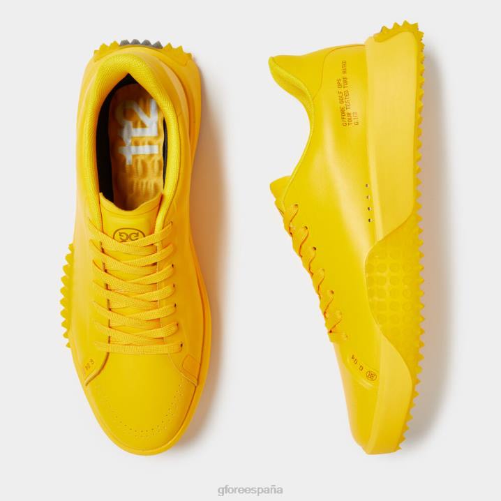 üniseks g.112 p.u. deri golf ayakkabısı G/FORE sarı uçmak ayakkabı BV0X204