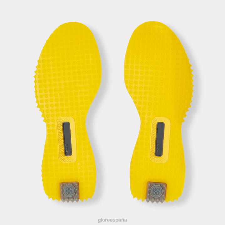 üniseks g.112 p.u. deri golf ayakkabısı G/FORE sarı uçmak ayakkabı BV0X204