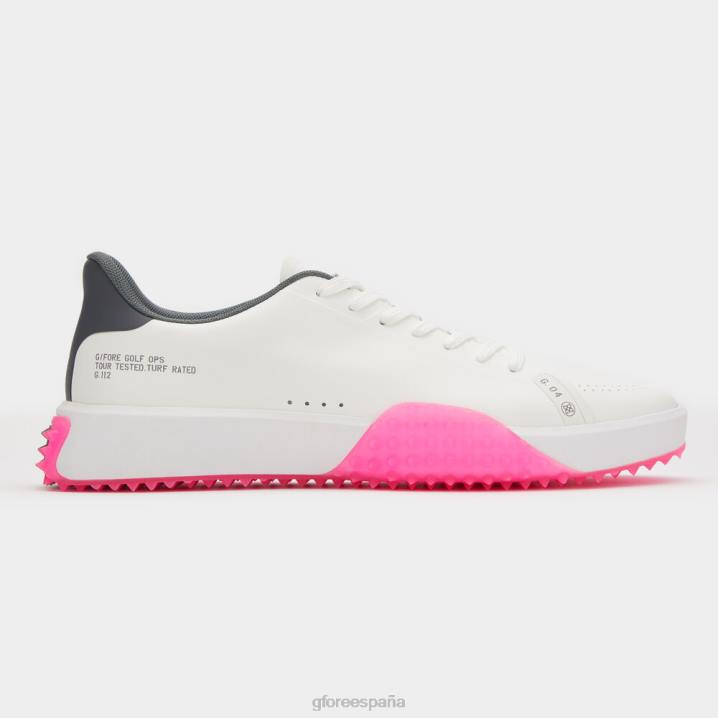 erkekler g.112 p.u. deri golf ayakkabısı G/FORE kar/nakavt pembe ayakkabı BV0X214