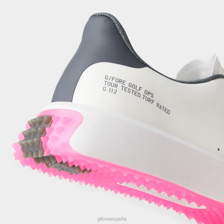 erkekler g.112 p.u. deri golf ayakkabısı G/FORE kar/nakavt pembe ayakkabı BV0X214