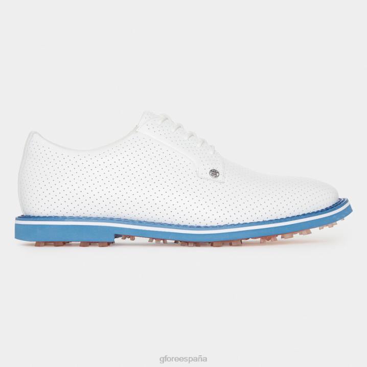 erkekler gallivanter delikli deri golf ayakkabısı G/FORE gök mavisi ayakkabı BV0X253