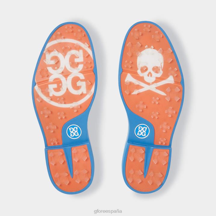 erkekler gallivanter delikli deri golf ayakkabısı G/FORE gök mavisi ayakkabı BV0X253