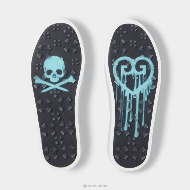 kadınlar durf çakıl deri kiltie golf ayakkabısı G/FORE oniks ayakkabı BV0X444