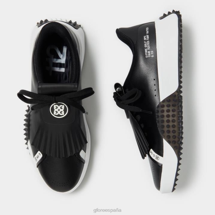 kadınlar g.112 p.u. deri kiltie golf ayakkabısı G/FORE oniks ayakkabı BV0X422