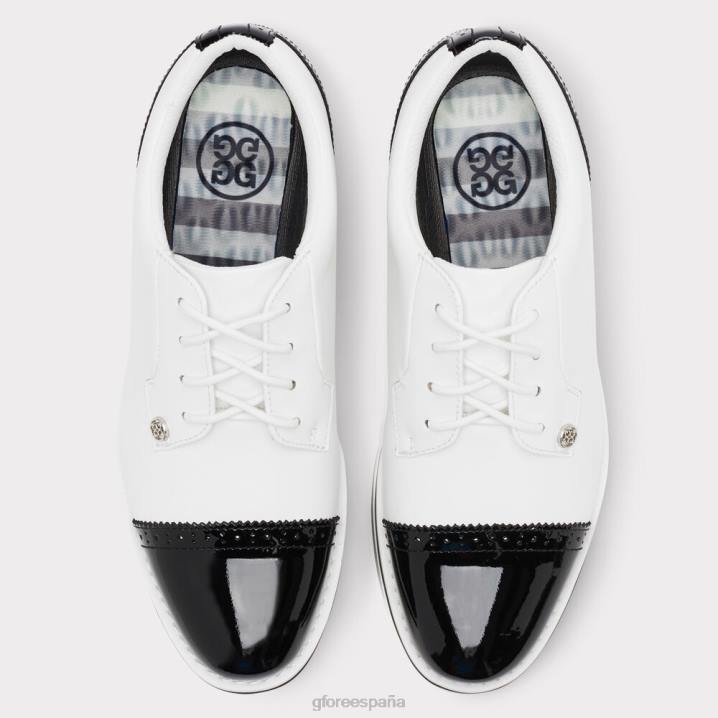 kadınlar sivri uçlu gallivanter golf ayakkabısı G/FORE kar/oniks ayakkabı BV0X425