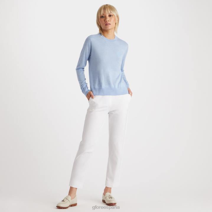 üniseks benimle kuş konuş merinos yünü bisiklet yaka kazak G/FORE gökyüzü Giyim BV0X360