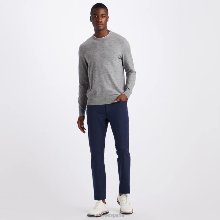 üniseks kontrast merinos yünü karışımı bisiklet yaka kazak G/FORE funda grisi Giyim BV0X87