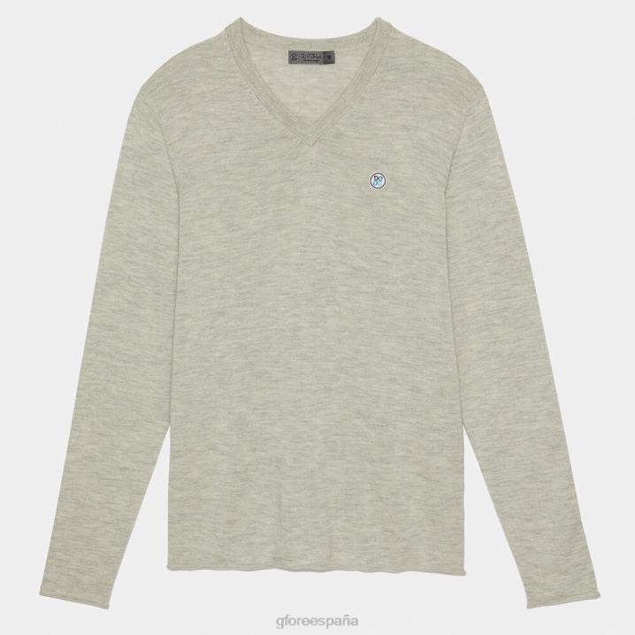 üniseks kontrast v yaka dar kesim kaşmir kazak G/FORE taş funda Giyim BV0X48