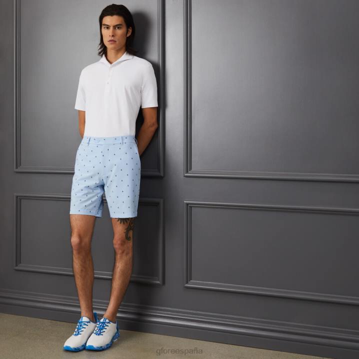 üniseks Skull & T\'s başına buyruk 4 yöne esneyen 8\" iç dikiş kısa G/FORE gökyüzü Giyim BV0X168