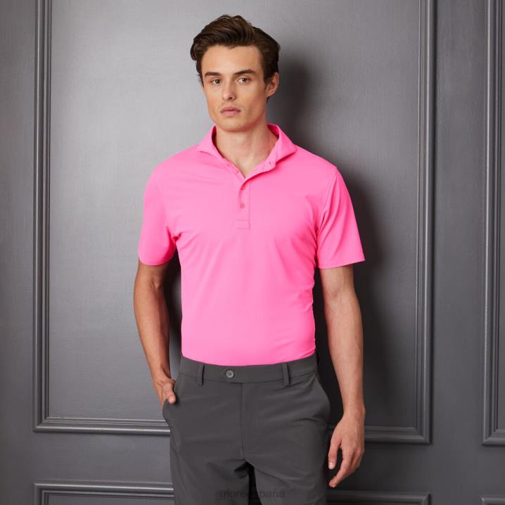 üniseks Essential modern geniş yakalı teknik pike slim fit polo G/FORE nakavt pembe Giyim BV0X19