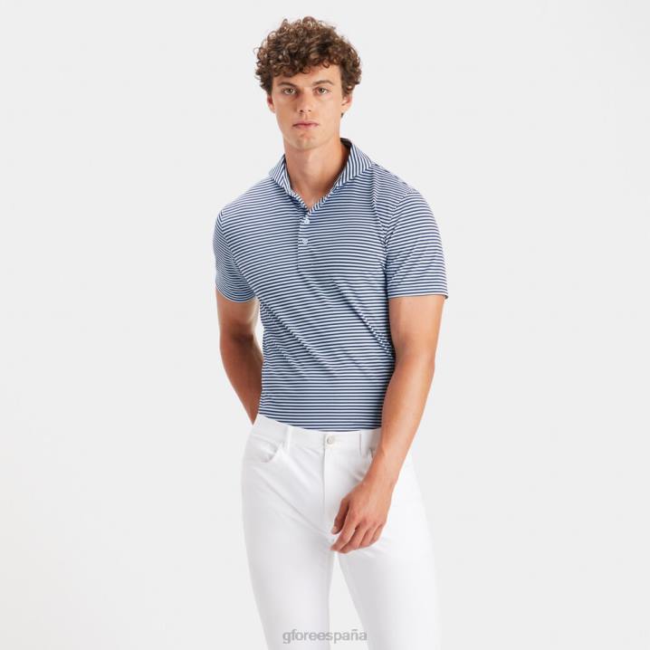 üniseks besleyici şerit modern yakalı teknik pike slim fit polo G/FORE gökyüzü/alacakaranlık Giyim BV0X66