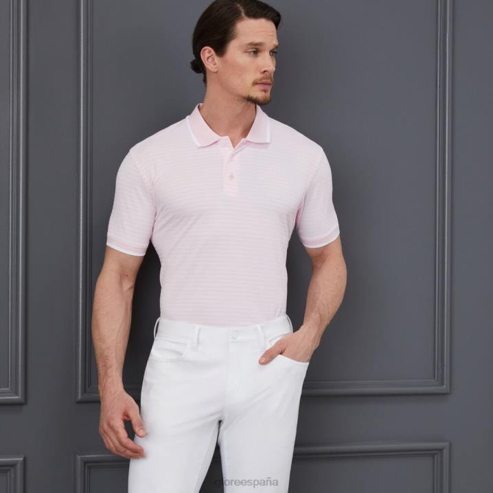 üniseks delikli şerit polo G/FORE kızarmak Giyim BV0X30