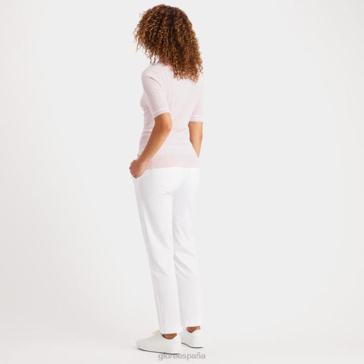 üniseks kontrast yaka ribana pamuk karışımlı polo G/FORE kızarmak Giyim BV0X347