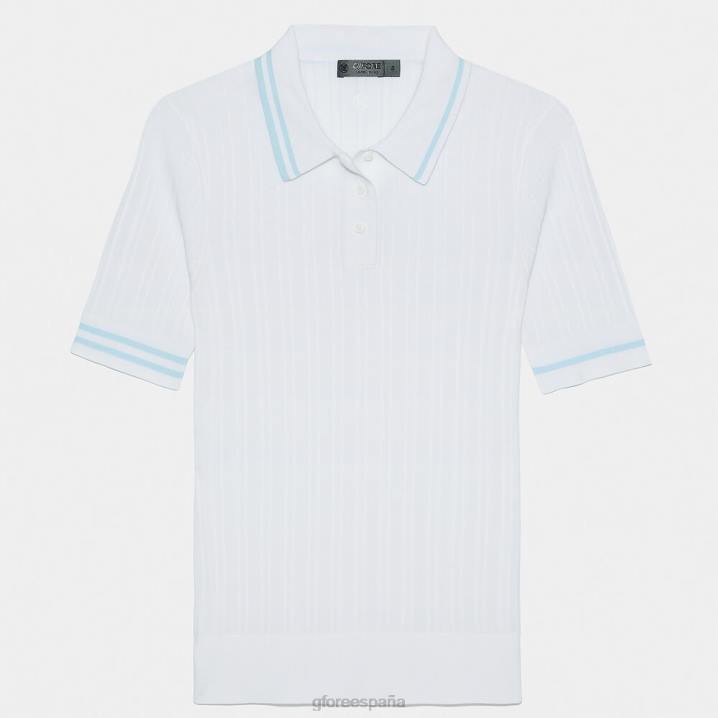 üniseks kontrast yaka ribana pamuk karışımlı polo G/FORE kar Giyim BV0X348