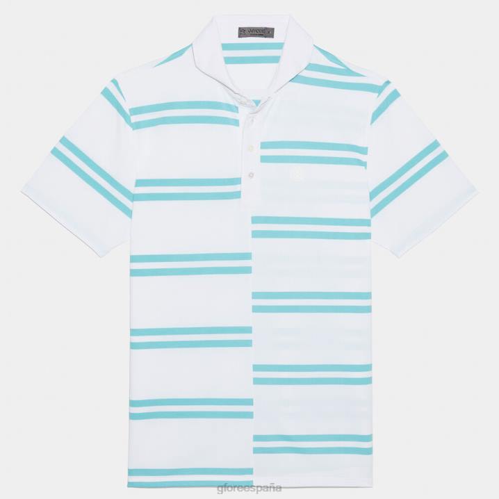 üniseks ofset şerit modern geniş yaka teknik pike slim fit polo G/FORE Sardunya Giyim BV0X8