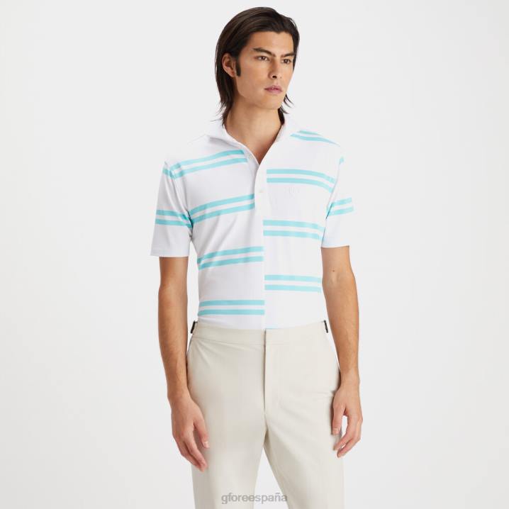 üniseks ofset şerit modern geniş yaka teknik pike slim fit polo G/FORE Sardunya Giyim BV0X8