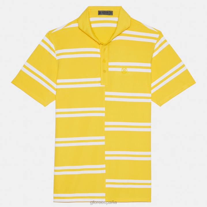 üniseks ofset şerit modern geniş yaka teknik pike slim fit polo G/FORE Siber Giyim BV0X6