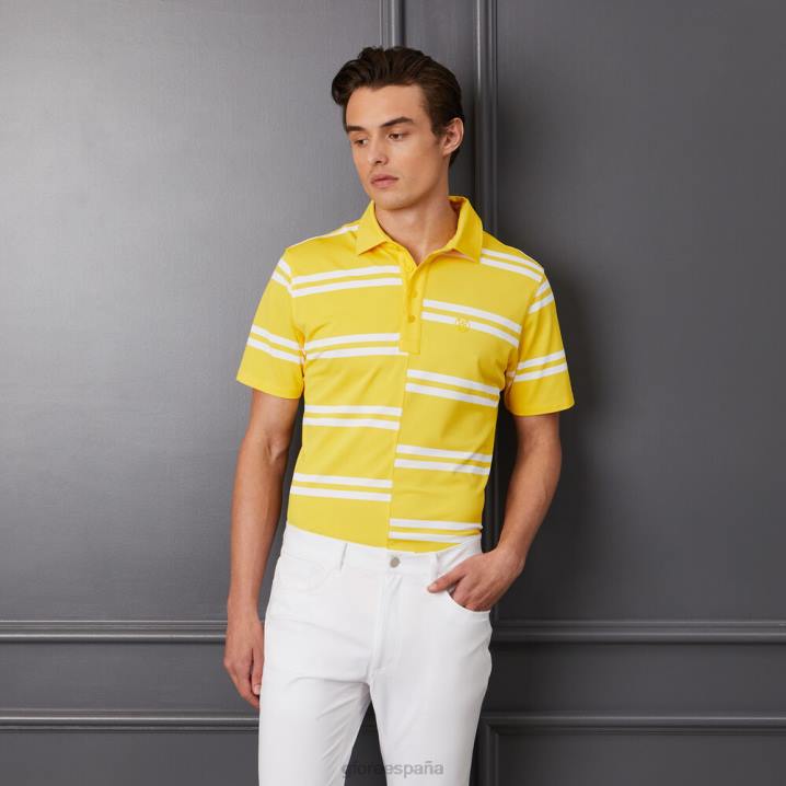 üniseks ofset şerit modern geniş yaka teknik pike slim fit polo G/FORE Siber Giyim BV0X6